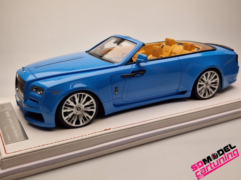 1:18 Rolls Royce Novitec Spofec Dawn Overdose - Blauw/Zilver - Inclusief vitrinebox + Luxe Grondplaat - immagine 8