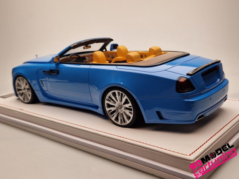 1:18 Rolls Royce Novitec Spofec Dawn Overdose - Blauw/Zilver - Inclusief vitrinebox + Luxe Grondplaat - immagine 2