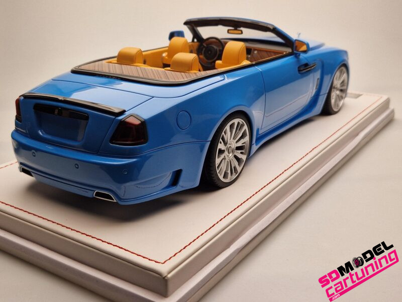 1:18 Rolls Royce Novitec Spofec Dawn Overdose - Blauw/Zilver - Inclusief vitrinebox + Luxe Grondplaat - immagine 6