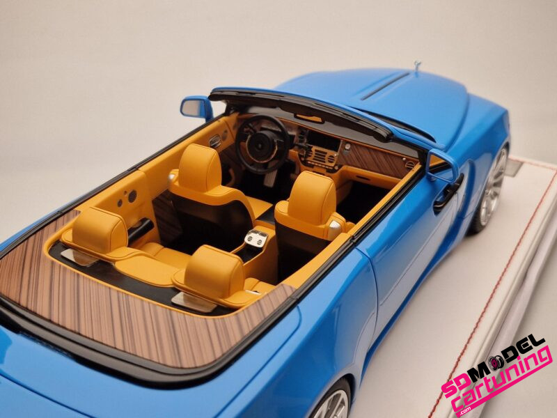 1:18 Rolls Royce Novitec Spofec Dawn Overdose - Blauw/Zilver - Inclusief vitrinebox + Luxe Grondplaat - immagine 5