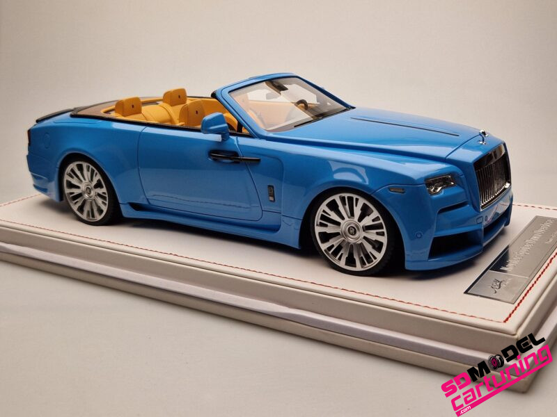 1:18 Rolls Royce Novitec Spofec Dawn Overdose - Blauw/Zilver - Inclusief vitrinebox + Luxe Grondplaat - immagine 4