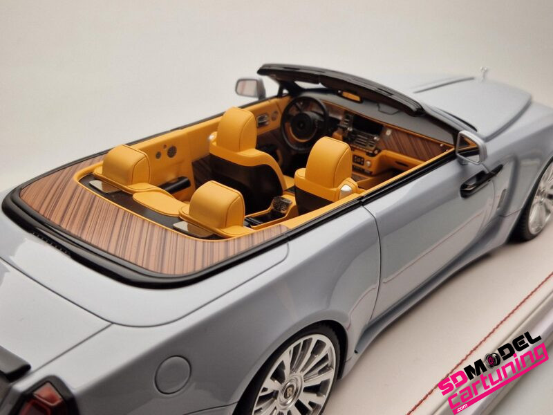 1:18 Rolls Royce Novitec Spofec Dawn Overdose - Grijs/Zilver - Inclusief vitrinebox + Luxe Grondplaat - immagine 5