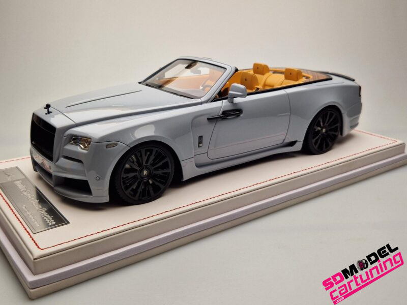 1:18 Rolls Royce Novitec Spofec Dawn Overdose - Grijs/Zwart - Inclusief Luxe vitrinebox + Grondplaat - immagine 3