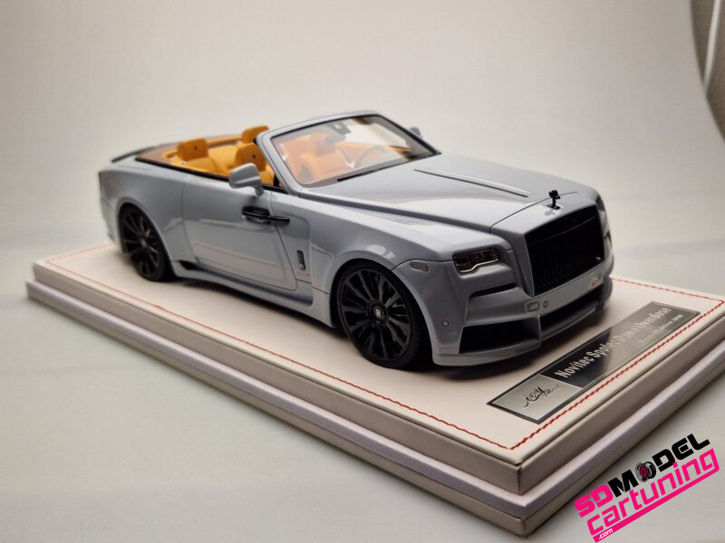 1:18 Rolls Royce Novitec Spofec Dawn Overdose - Grijs/Zwart - Inclusief Luxe vitrinebox + Grondplaat - immagine 4