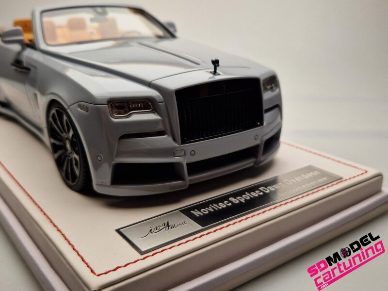 1:18 Rolls Royce Novitec Spofec Dawn Overdose - Grijs/Zwart - Inclusief Luxe vitrinebox + Grondplaat - immagine 5