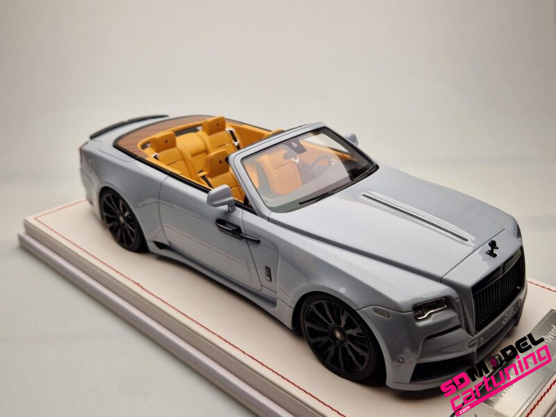 1:18 Rolls Royce Novitec Spofec Dawn Overdose - Grijs/Zwart - Inclusief Luxe vitrinebox + Grondplaat - immagine 6