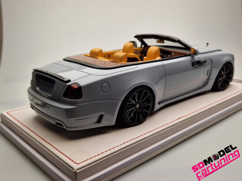 1:18 Rolls Royce Novitec Spofec Dawn Overdose - Grijs/Zwart - Inclusief Luxe vitrinebox + Grondplaat - immagine 7