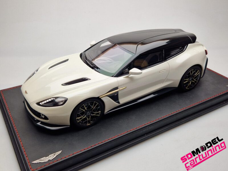 1:18 Aston Martin Zagato Shooting Brake - Escaping white metallic - Imagen 2