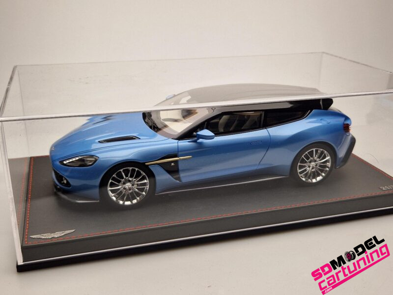 1:18 Aston Martin Zagato Shooting Brake - Blauw metallic - Imagen 9