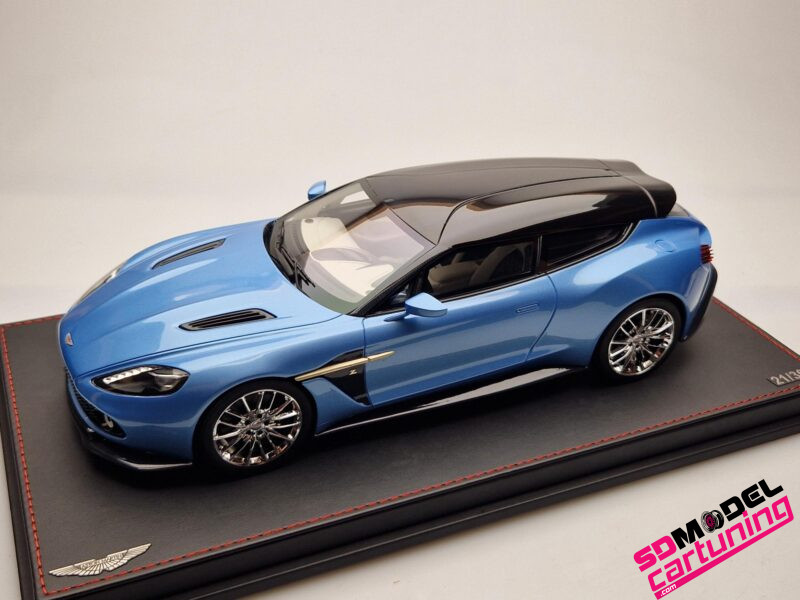 1:18 Aston Martin Zagato Shooting Brake - Blauw metallic - Imagen 2