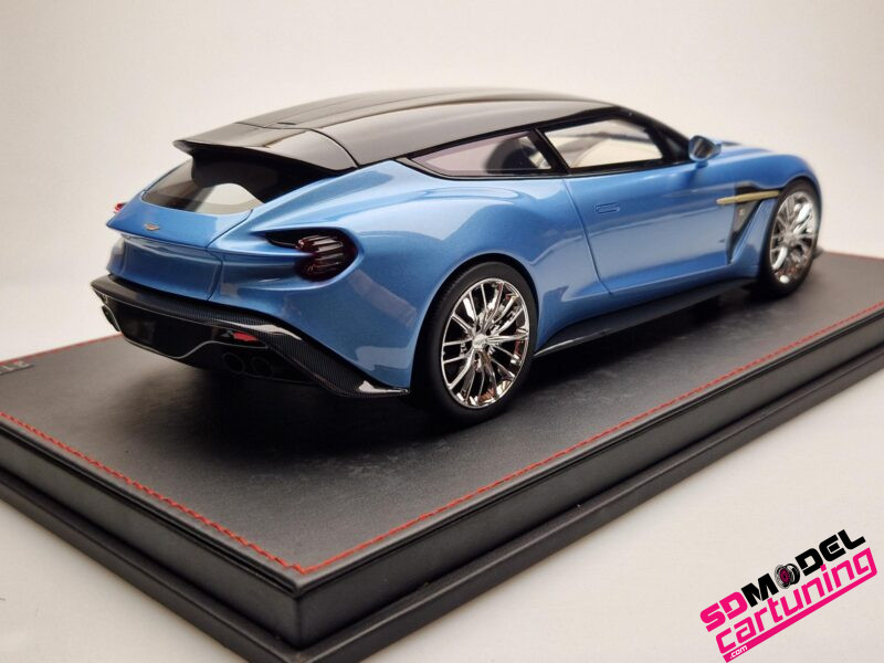 1:18 Aston Martin Zagato Shooting Brake - Blauw metallic - Imagen 4