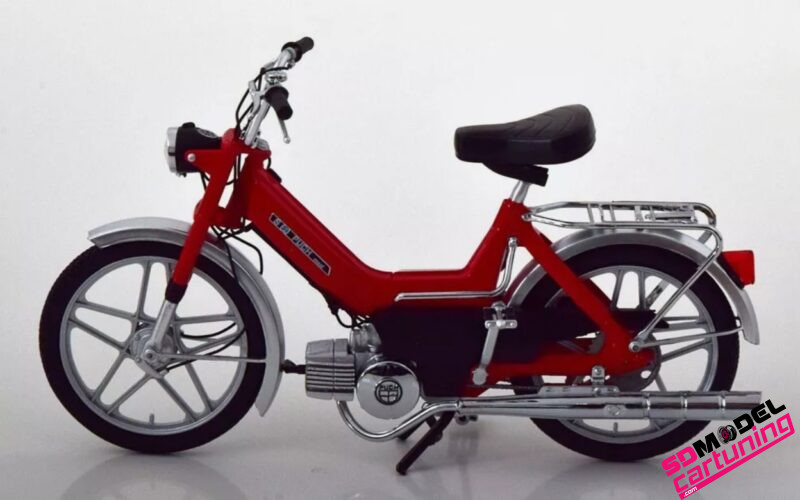 1:10 Puch Maxi N Bromfiets - Rood - Afbeelding 3