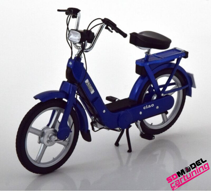 1:10 Vespa Piaggio Ciao Bromfiets - Blauw Metallic