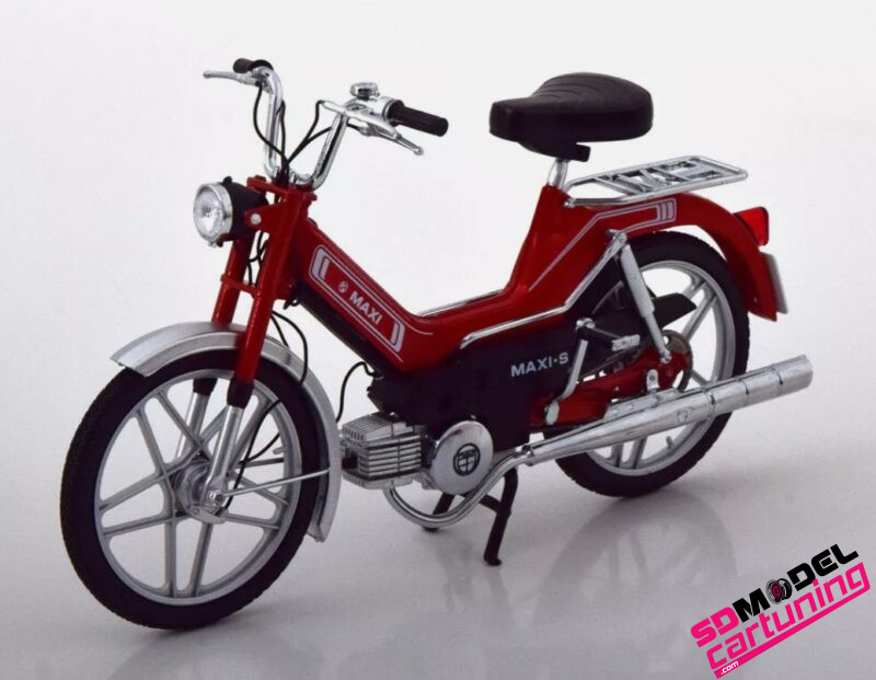 1:10 Puch Maxi S Bromfiets - Rood Metallic