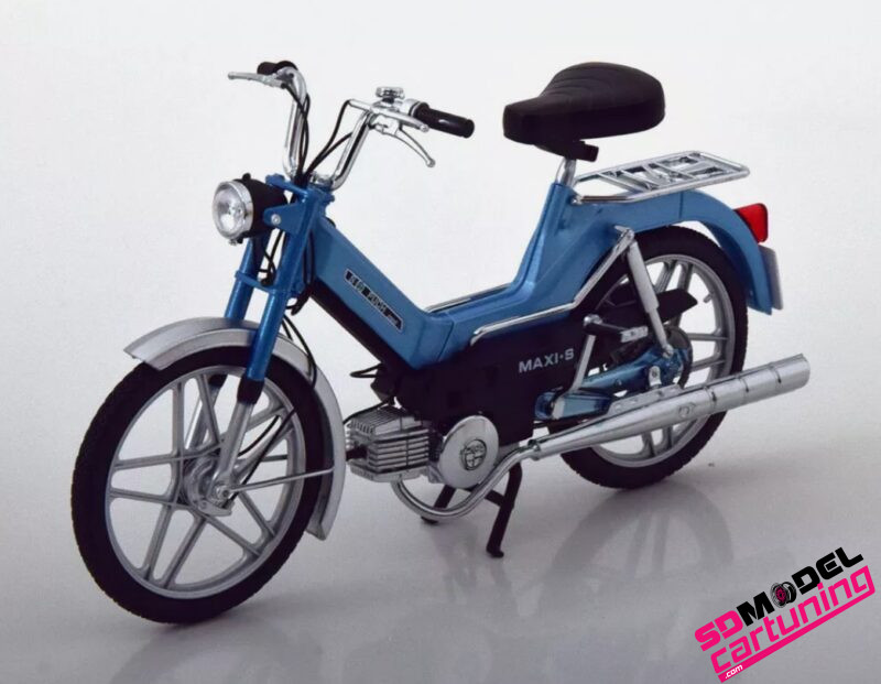 1:10 Puch Maxi S Bromfiets - Lichtblauw Metallic