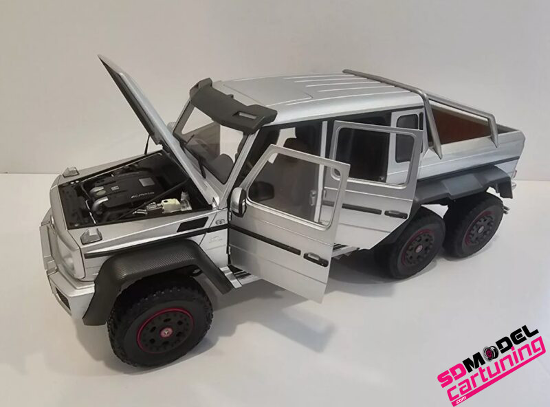 1:18 Mercedes-Benz G63 AMG 6x6 Zilver - immagine 5