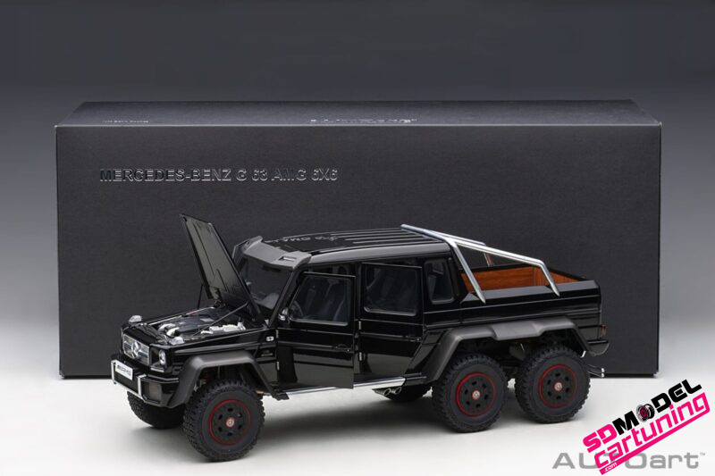 1:18 Mercedes-Benz G63 AMG 6x6 Zwart - immagine 5