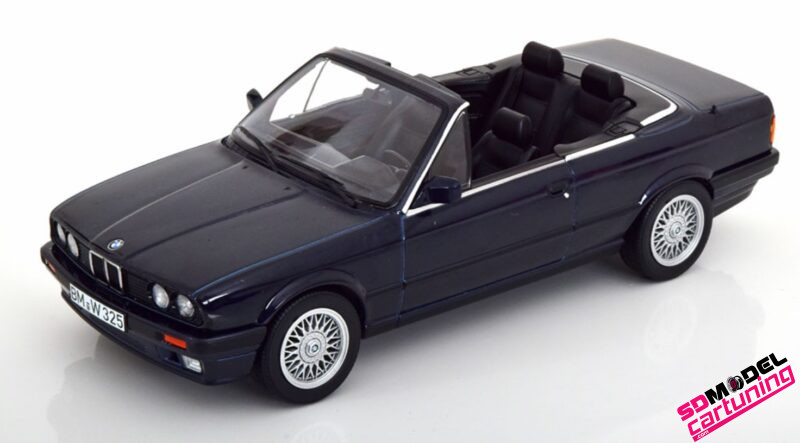 1:18 BMW E30 325I Cabrio - 1991 - Dunkelblau Metallic - Limitierte Auflage