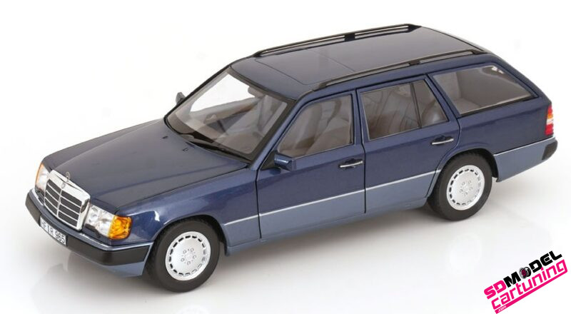 1:18 Mercedes Benz S124 300 TD - Bleu métallisé