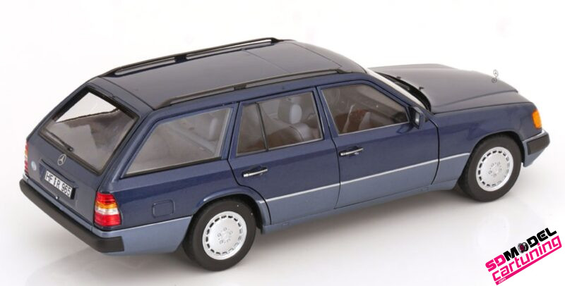 1:18 Mercedes Benz S124 300 TD - Blauw metallic – Image 2