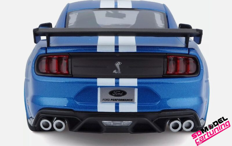 1:18 Ford Mustang Shelby GT500 - 2020 - Blauw – Image 4