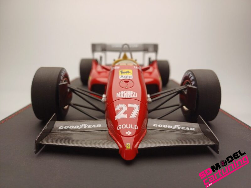 1:18 Ferrari 126 C4 #27 Michele Alboreto - 1984 - Inclusief luxe Grondplaat/Vitrinebox - Imagen 6