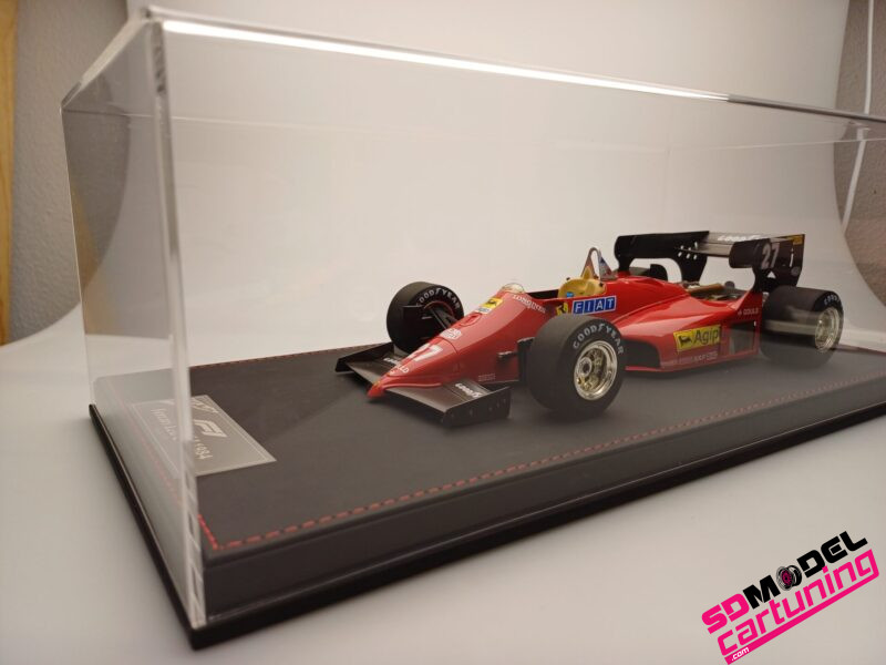 1:18 Ferrari 126 C4 #27 Michele Alboreto - 1984 - Inclusief luxe Grondplaat/Vitrinebox - Imagen 8