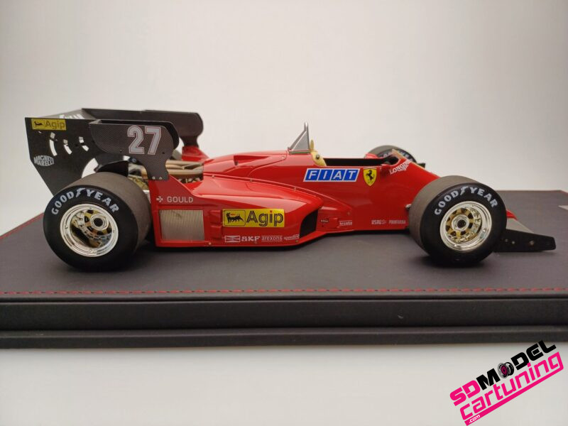 1:18 Ferrari 126 C4 #27 Michele Alboreto - 1984 - Inclusief luxe Grondplaat/Vitrinebox - Imagen 2