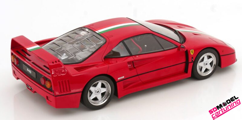 1:18 Ferrari F40 Italia Design - Rood - Afbeelding 3