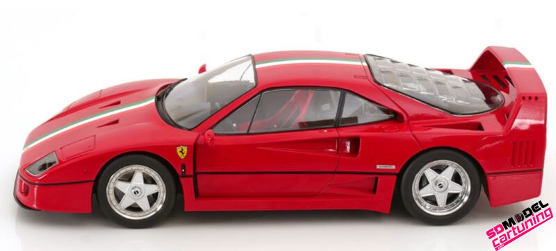 1:18 Ferrari F40 Italia Design - Rood - Afbeelding 2