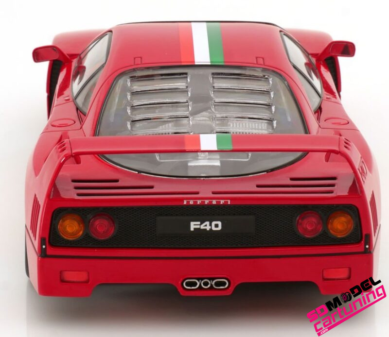 1:18 Ferrari F40 Italia Design - Rood - Afbeelding 5