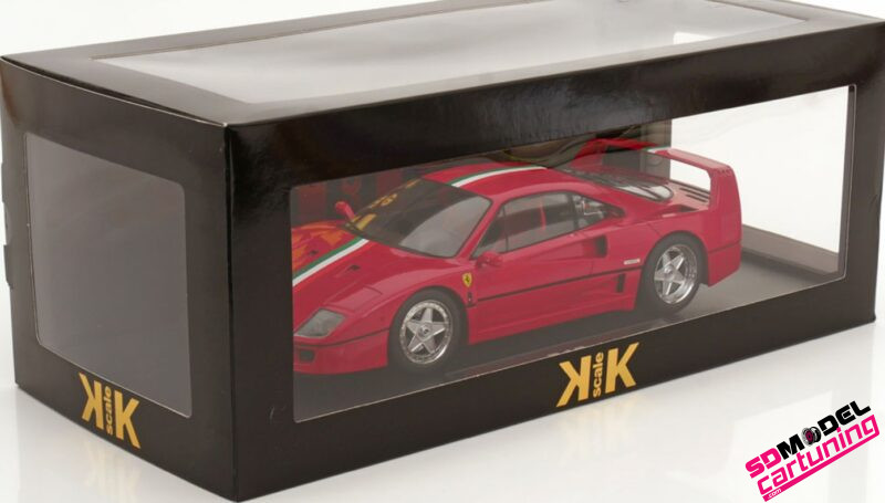 1:18 Ferrari F40 Italia Design - Rood - Afbeelding 6