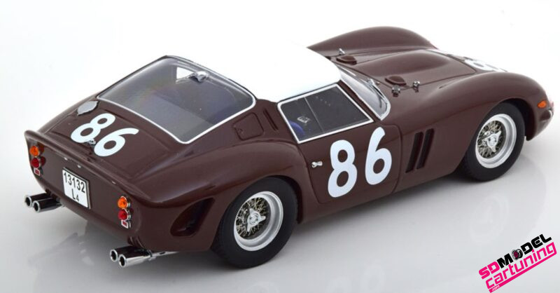 1:18 Ferrari 250 GTO No.86 Targa Florio Scarletti/Ferraro - 1962 - Burgundy - Afbeelding 2