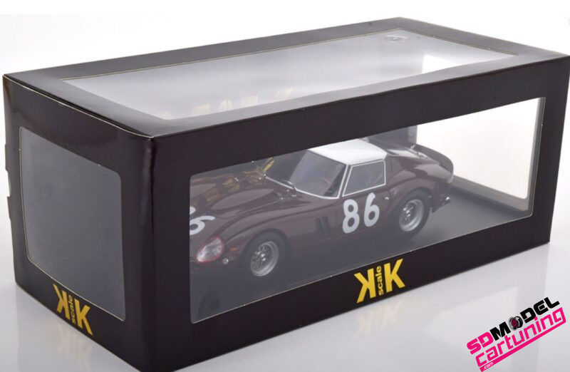 1:18 Ferrari 250 GTO No.86 Targa Florio Scarletti/Ferraro - 1962 - Burgundy - Afbeelding 6