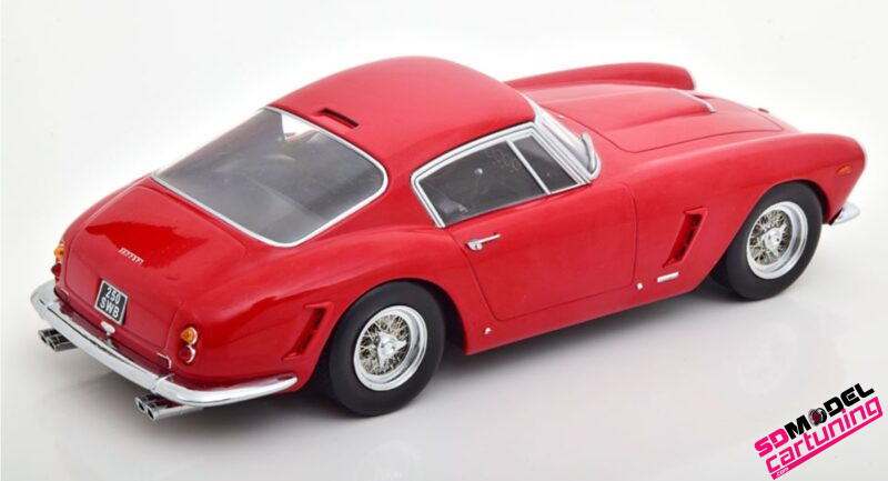 1:18 Ferrari 250 GT SWB Passo Corto - 1961 - Rood - Afbeelding 2