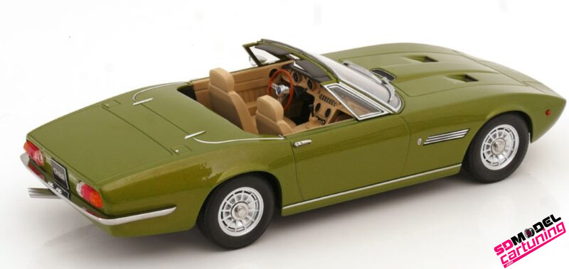 1:18 Maserati Ghibli Spyder - 1970 - Lichtgroen Metallic - Afbeelding 3