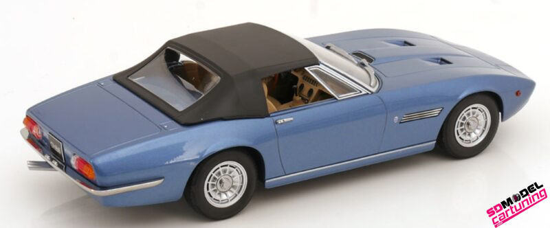 1:18 Maserati Ghibli Spyder - 1970 - Lichtblauw Metallic - Afbeelding 3