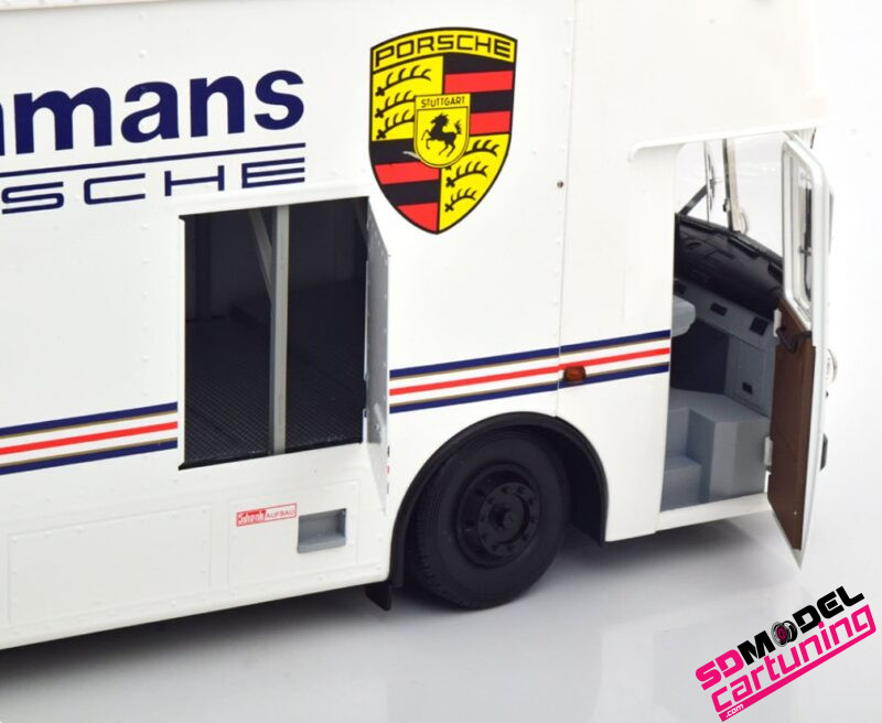 1:18 Mercedes O317 Porsche Renntransporter Rothmans – Image 7