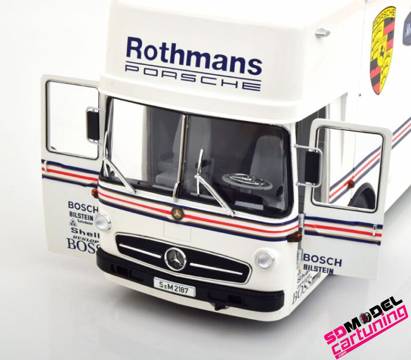 1:18 Mercedes O317 Porsche Renntransporter Rothmans – Image 6