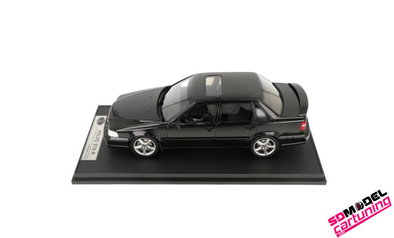 1:18 Volvo S70R - 1998 - Zwart Metallic - Inclusief Luxe Vitrinebox - Imagen 4